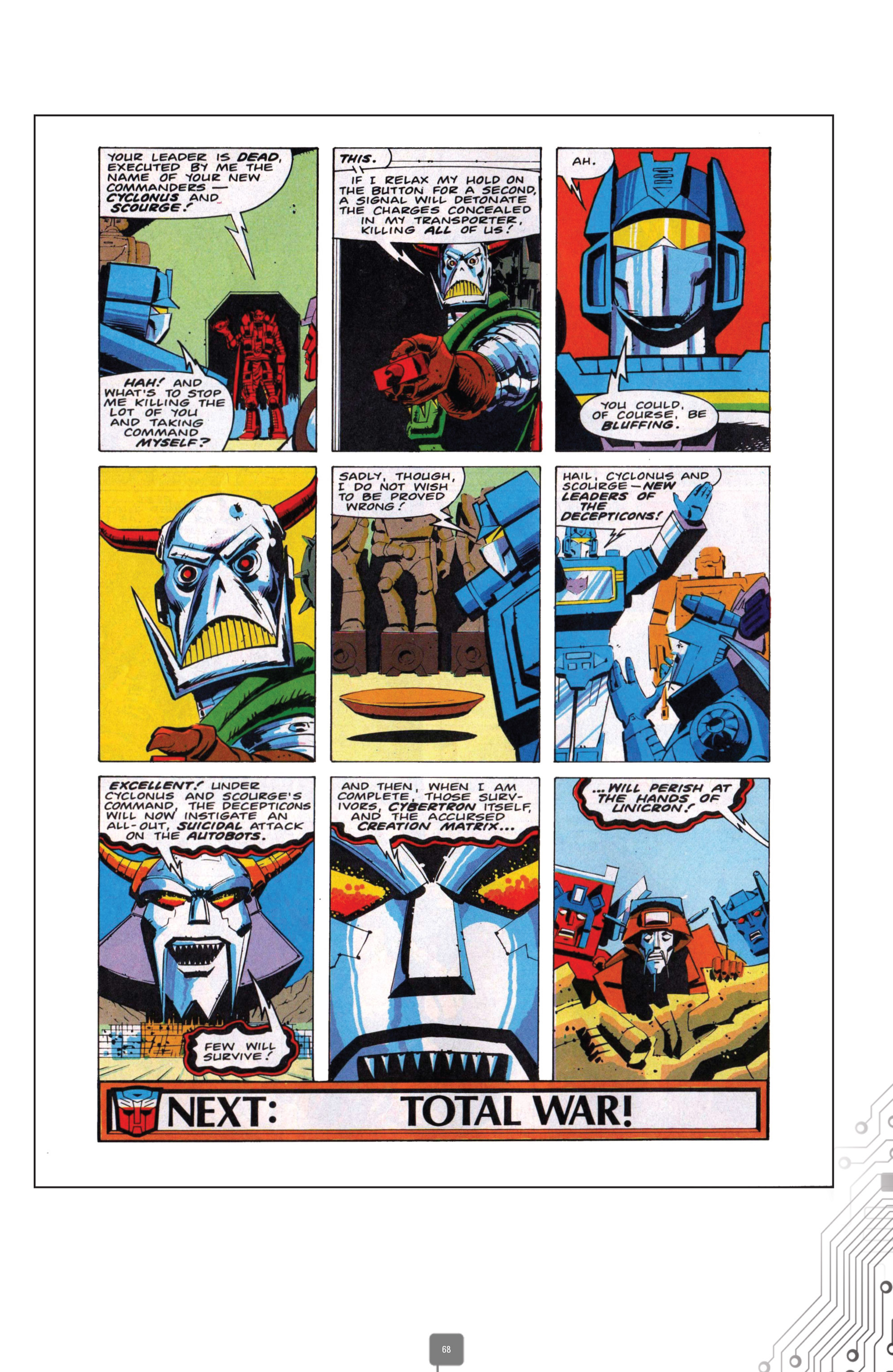 Read online The Transformers Classics UK comic -  Issue # TPB 5 - 70