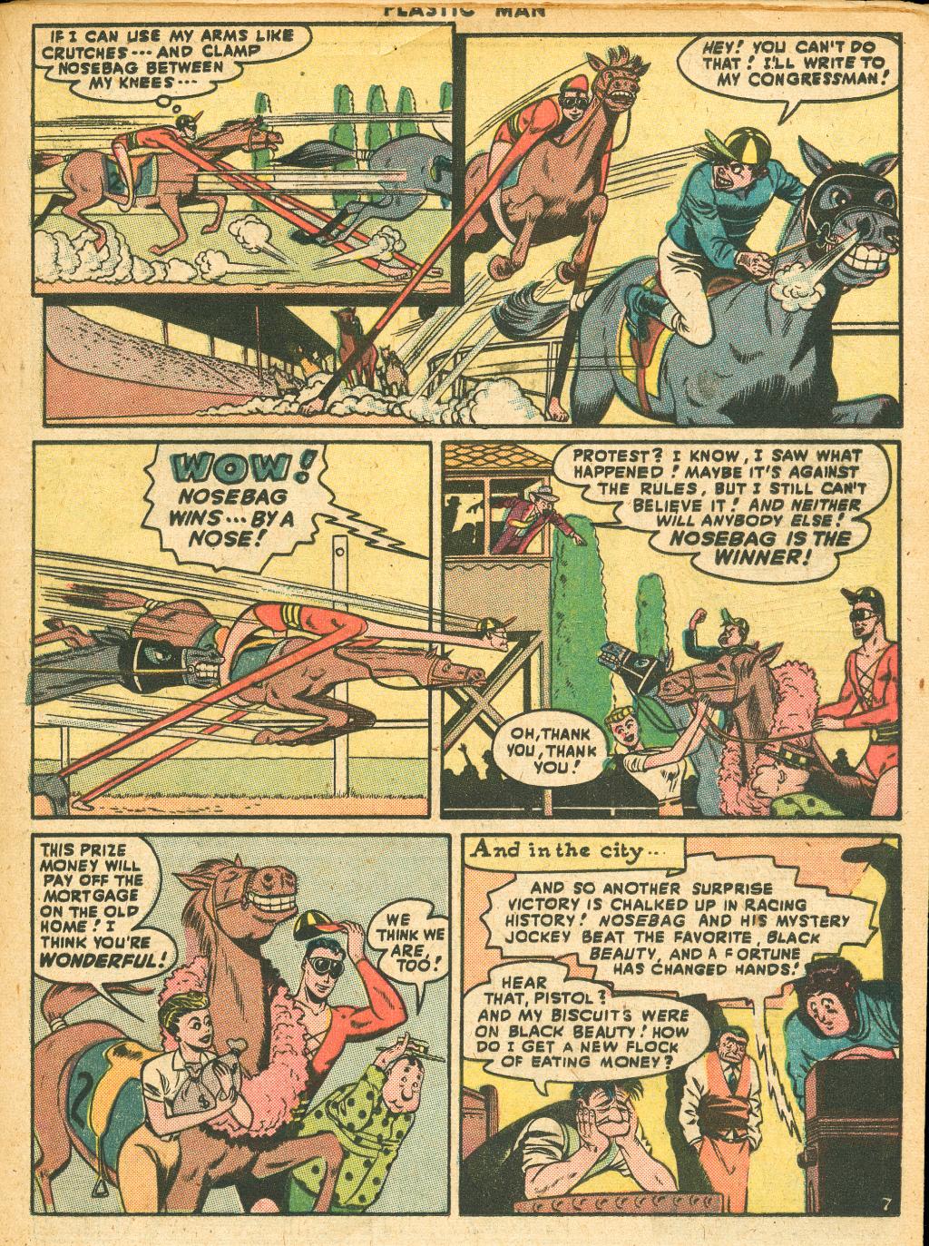 Read online Plastic Man (1943) comic -  Issue #10 - 21