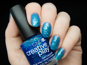 CND Creative Play - Turquoise Tidings @chalkboardnails