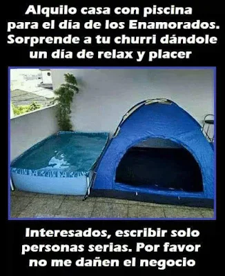 Alquilo casa con piscina, San Valentín, sorprende a tu churri dándole un día de relax y placer, interesados, escribid sólo personas serias, por favor, no me dañen el negocio