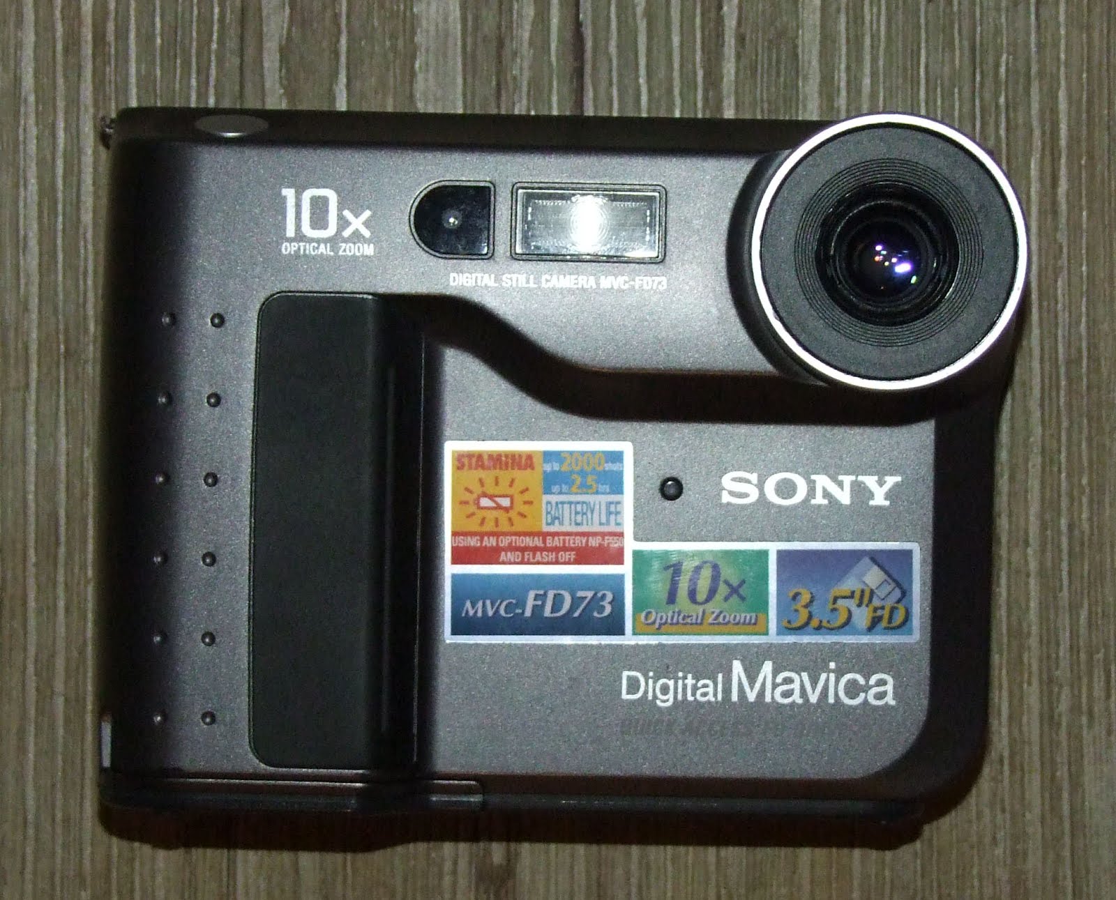 le fouretout photo: Sony Mavica MVC-FD73