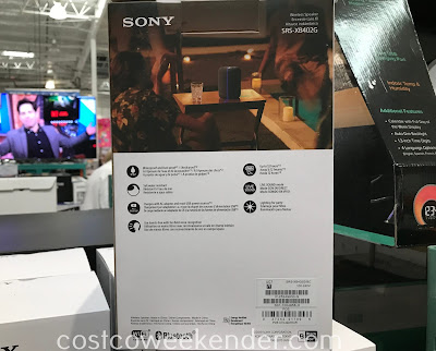 Costco 1140100 - Pump up the volume and turn up the beat with the Sony SRS-XB402G Wireless Speaker