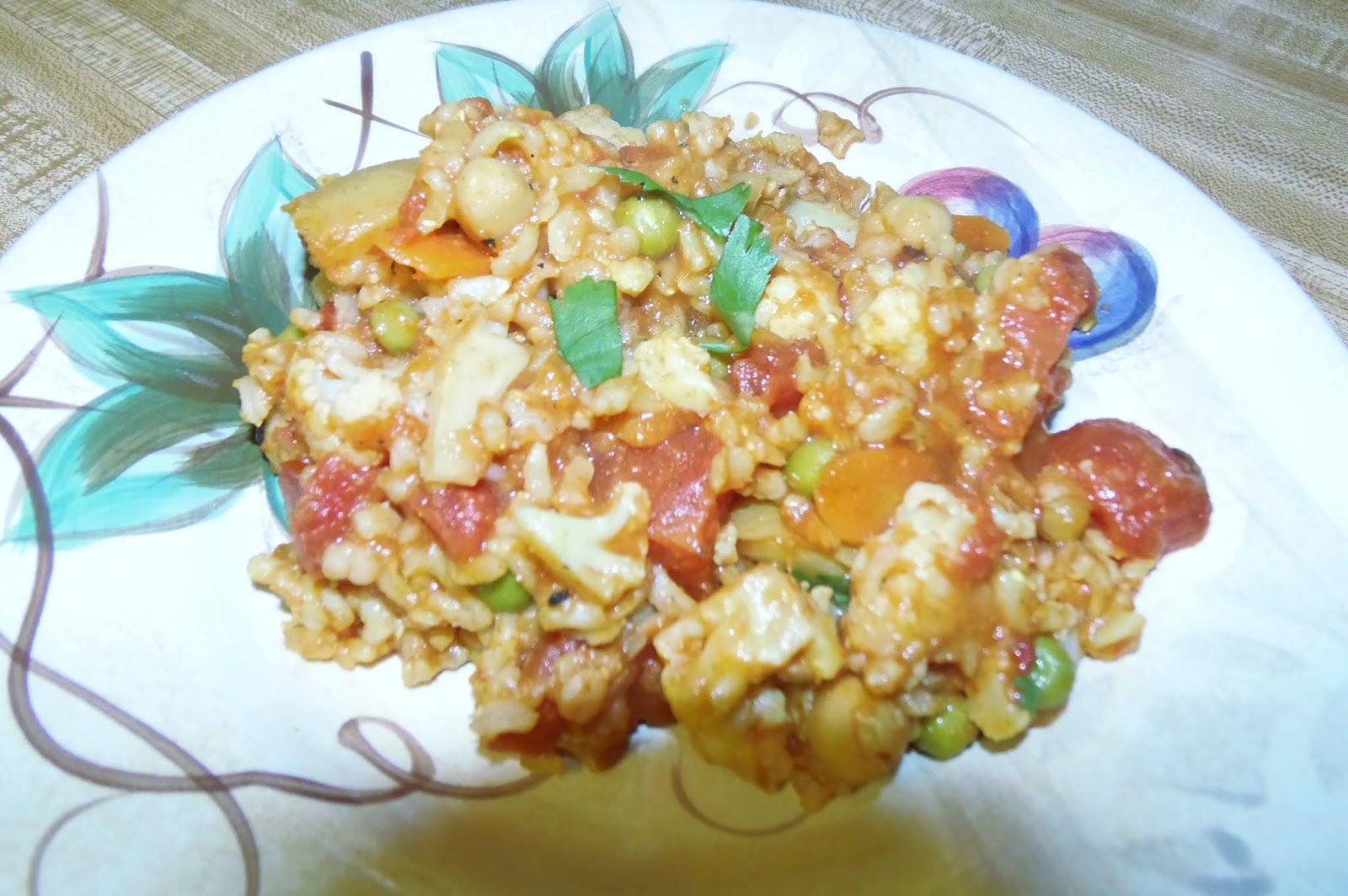 Glo's Kitchen Indian Spiced Cauliflower and Potato Casserole