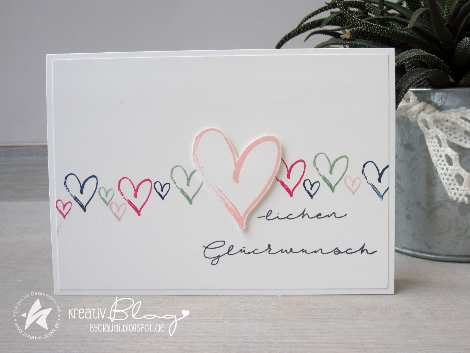 Kreativ Blog By Claudi Themenwoche Hochzeit Herzen