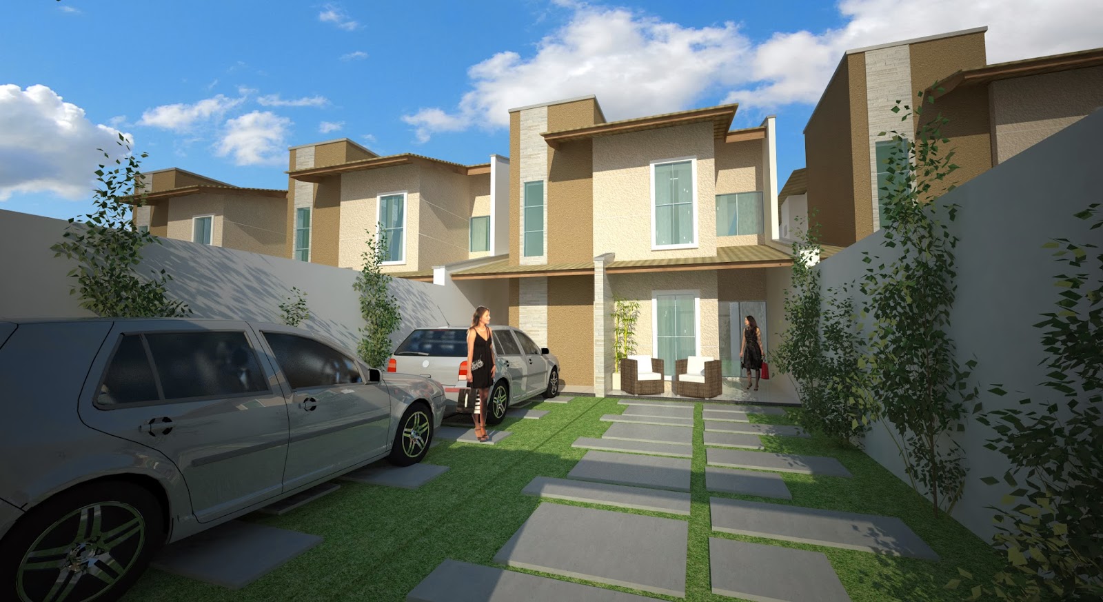 nyercio nascimento Projeto Casa Multifamiliar / Jardim Iracema