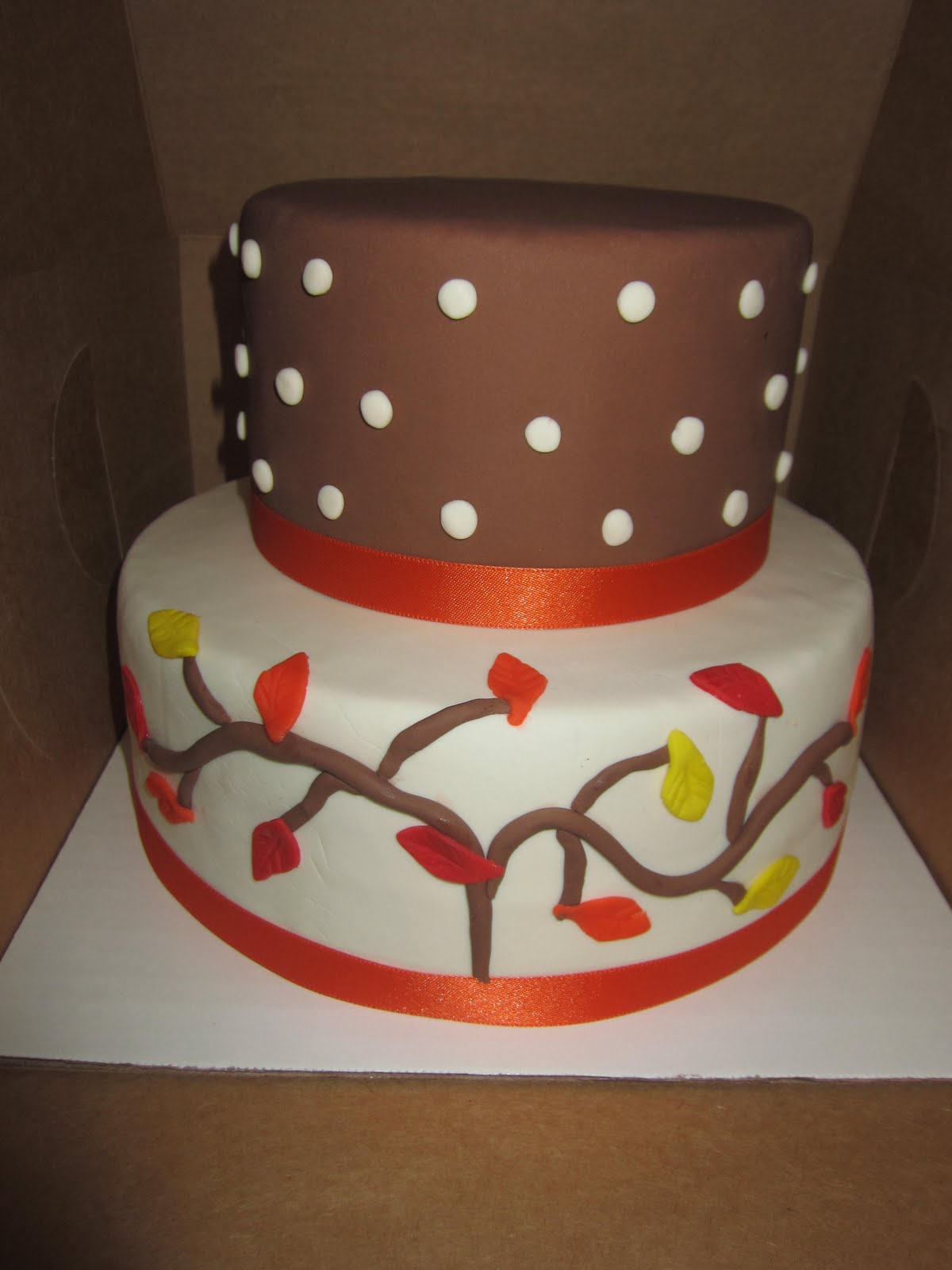 SABtabulous Cakes!! Fall Themed Bridal Shower Cake!