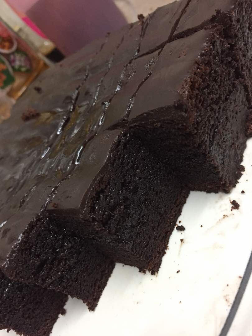 resepi kek coklat, kek coklat moist sedap,  resepi mudah disediakan, kek coklat