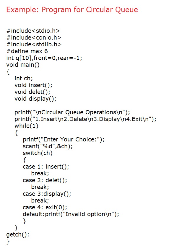 Circular Queue in Data Structure