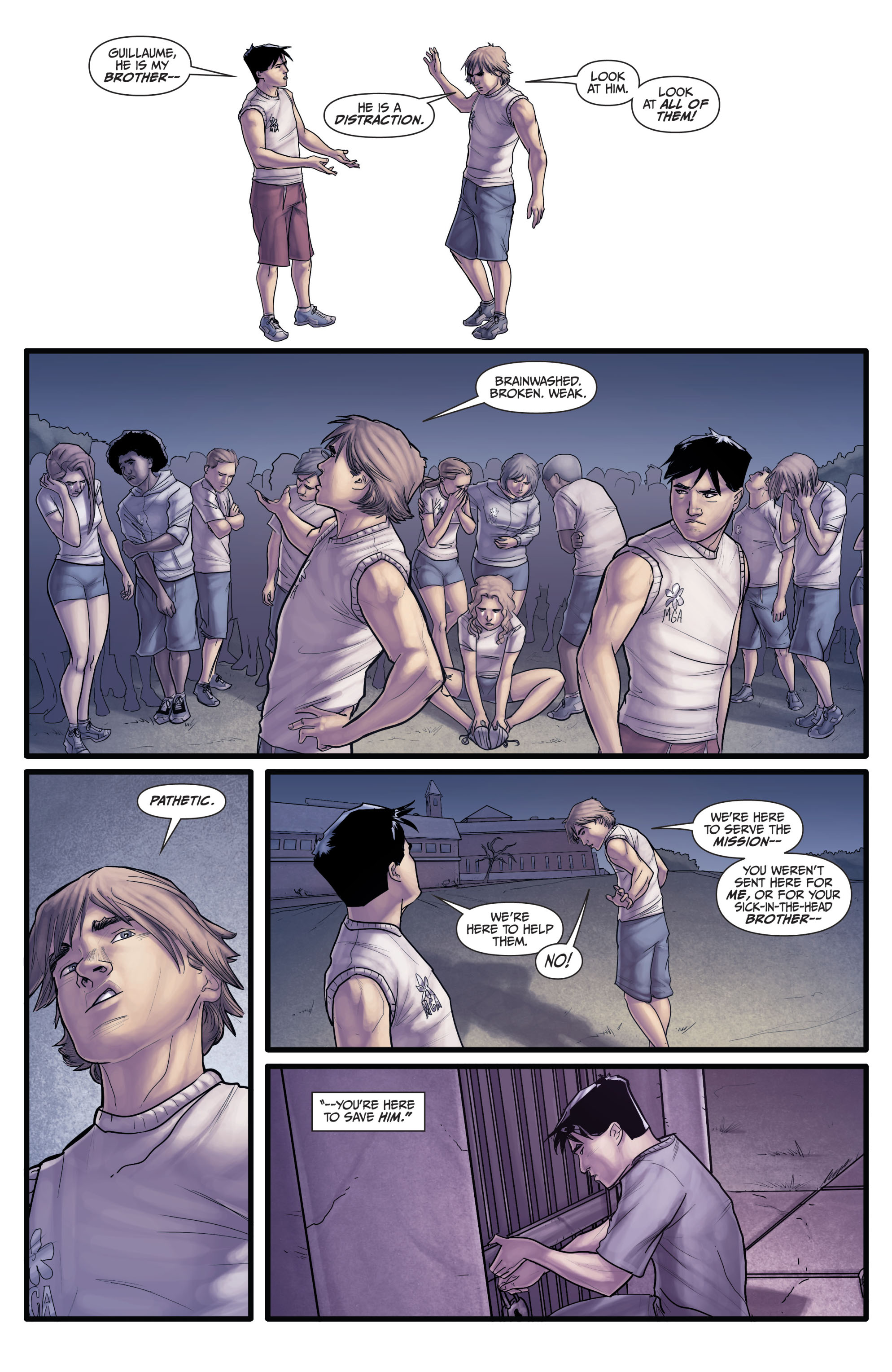 Read online Morning Glories comic -  Issue #18 - 15