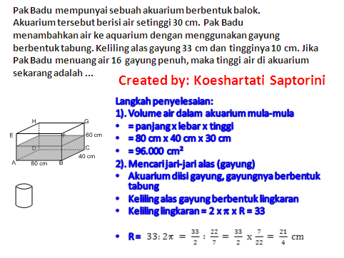 Contoh Soal Bangun Ruang Sisi Datar Terbaru 2019