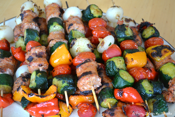 Veggie & Sausage Shish Kabobs | Incredible Campfire Recipes You'll Want To Cook Every Day