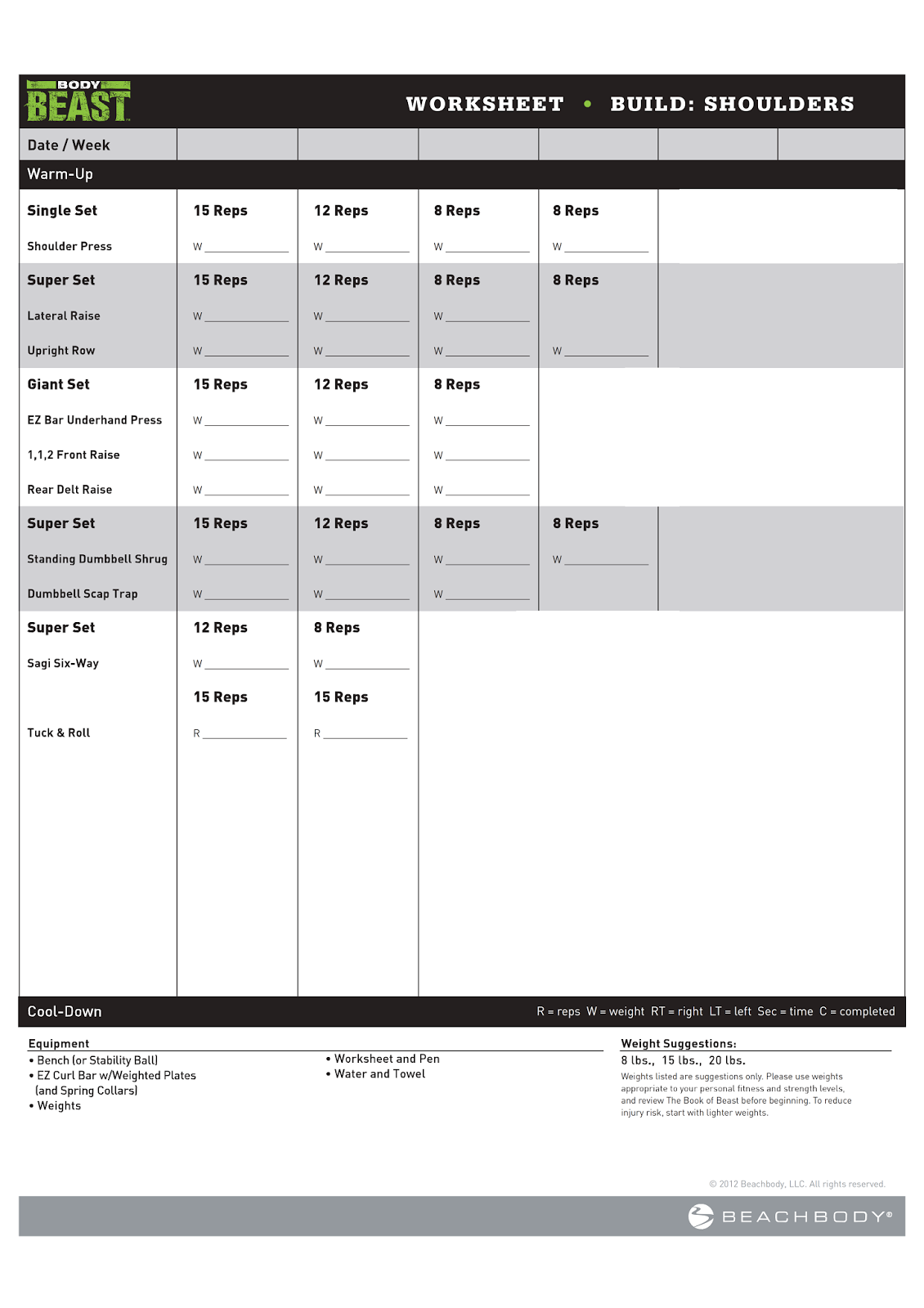 Body Beast Workout: Body Beast Workout-DVD 4-Build Shoulders