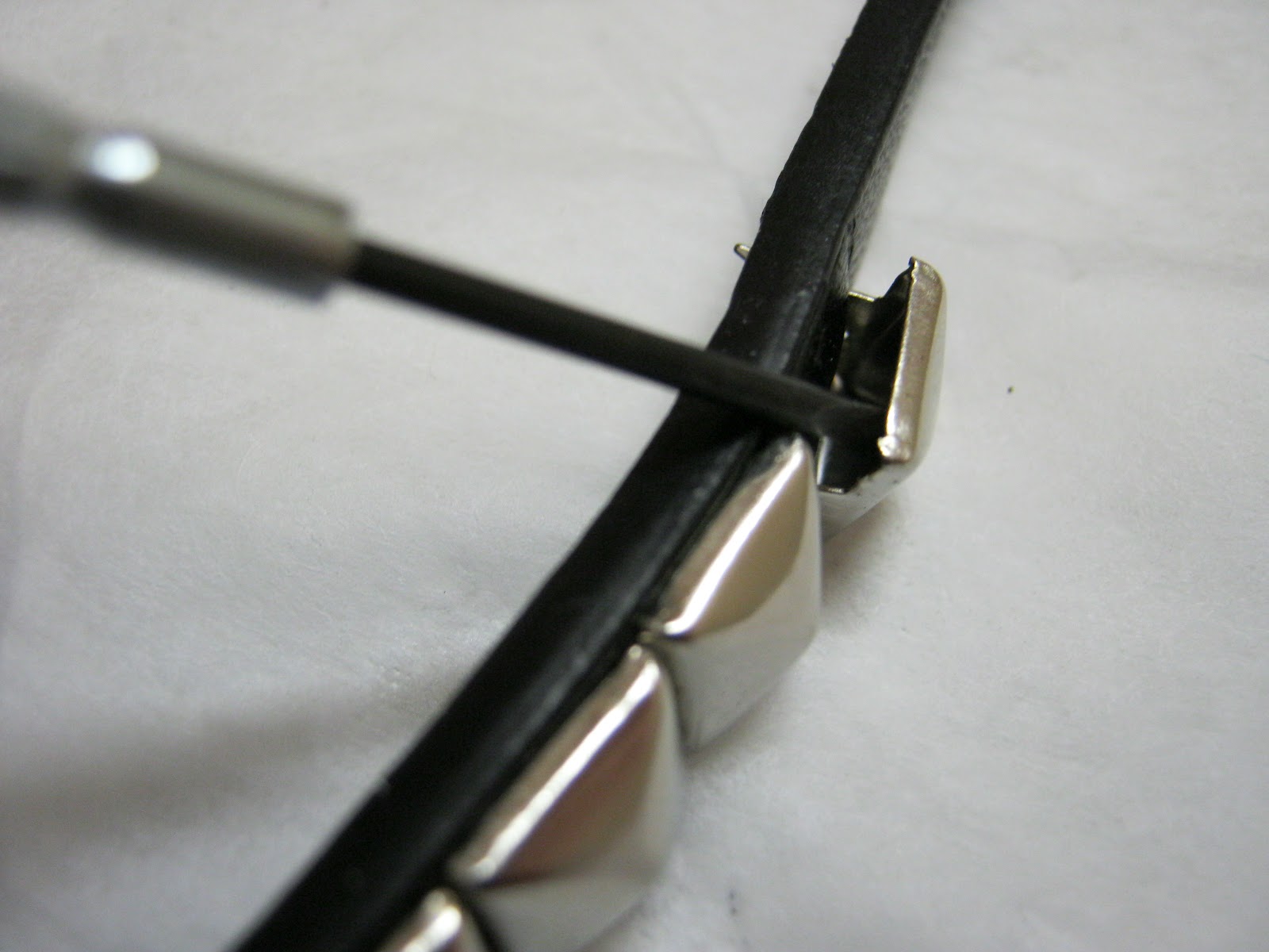 Trina is artsy fartsy How To Put Studs on a Patch Jacket