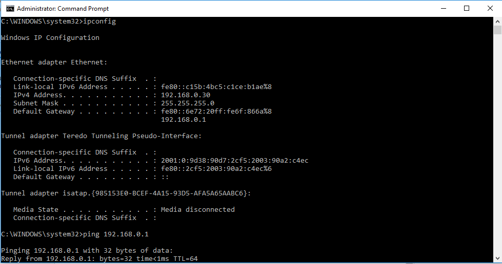 How to verify network connectivity Online Networks Solution