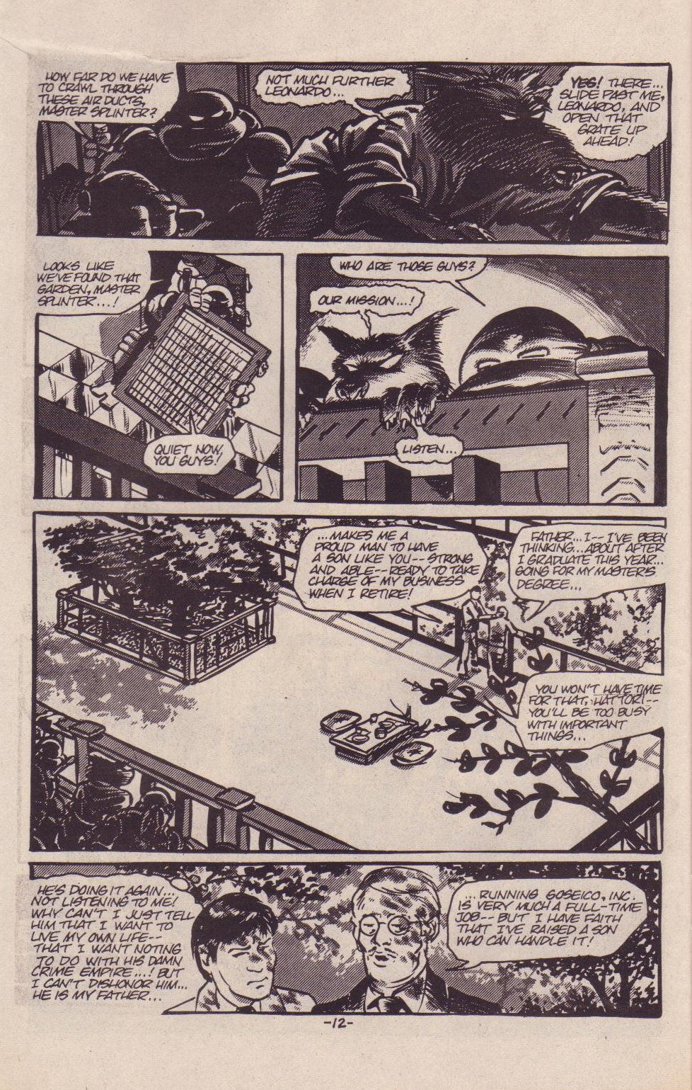 Read online Teenage Mutant Ninja Turtles (1984) comic -  Issue #9 - 14