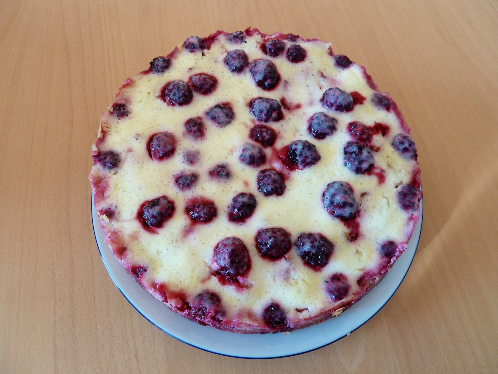 Turbohausfrau: Pfirsich-Brombeer-Kuchen