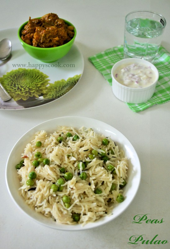 Peas Pulao Recipe Peas Pulao with coconut milk Matar Pulao Recipe