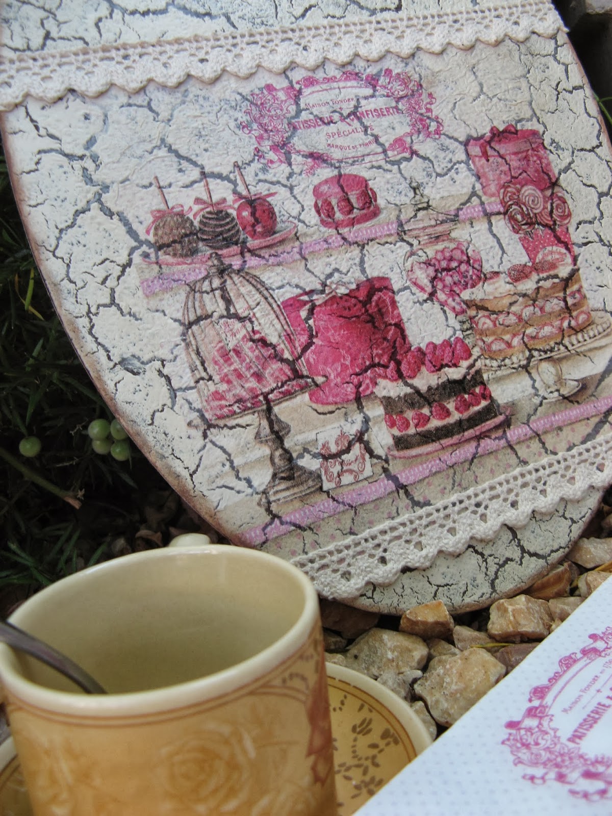 кракелюр и декупаж на мебели