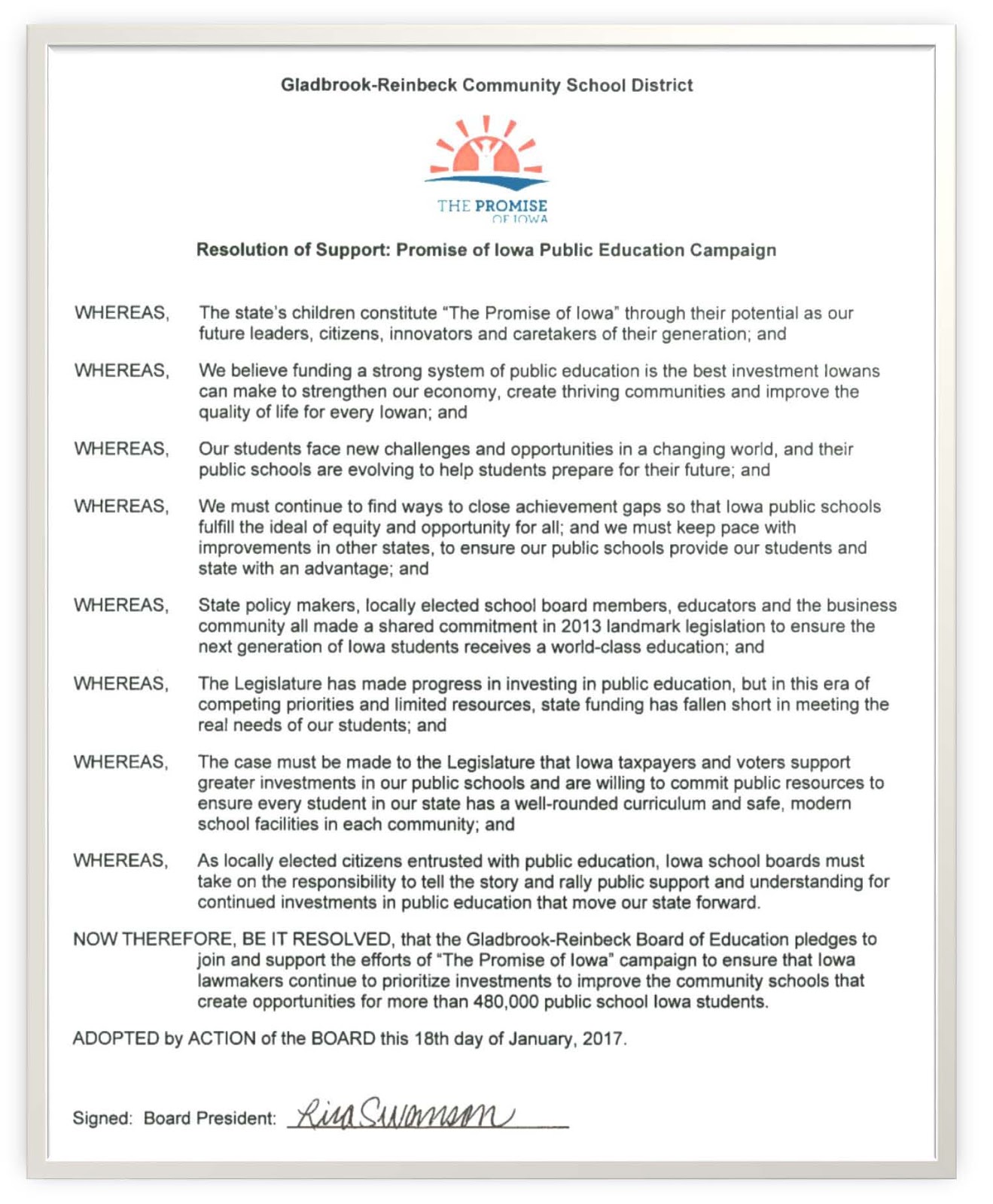 GladbrookReinbeck Superintendent's Blog GladbrookReinbeck Board of