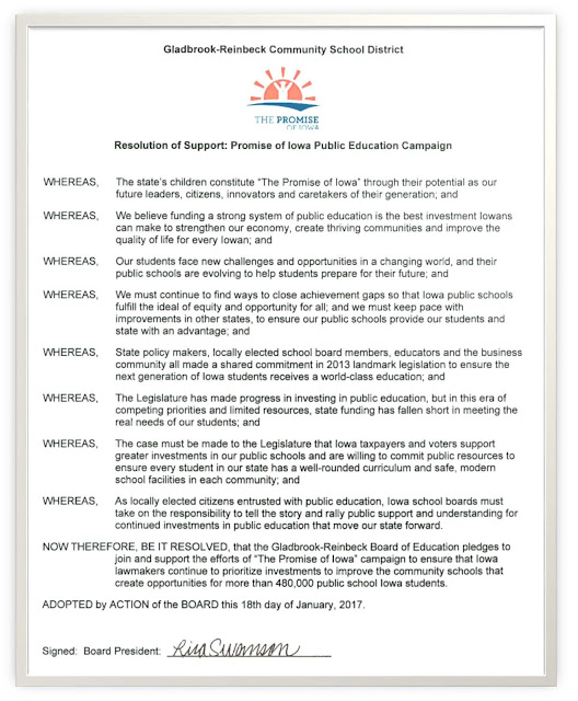 GladbrookReinbeck Superintendent's Blog GladbrookReinbeck Board of