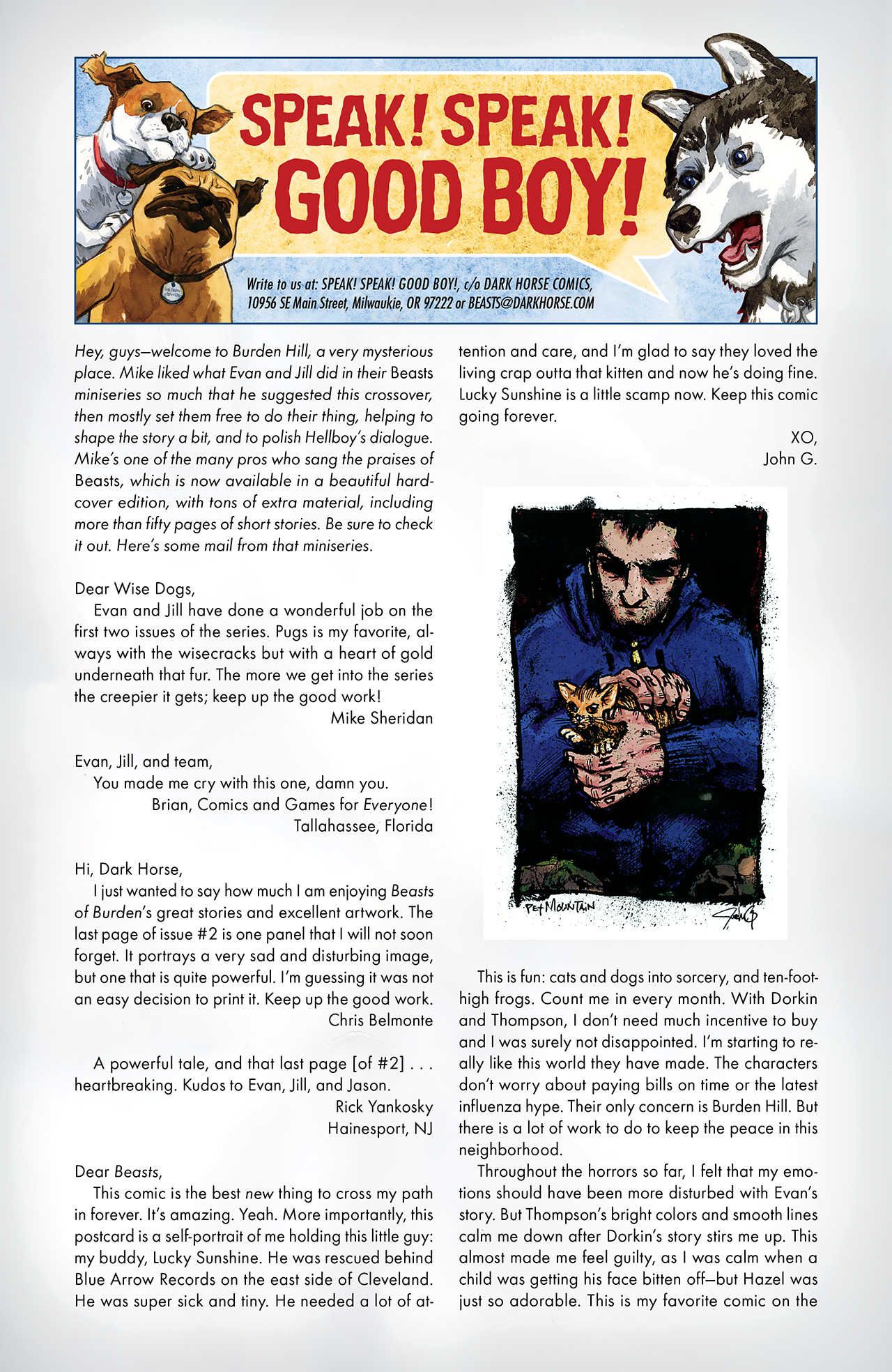 Read online Hellboy/Beasts of Burden: Sacrifice comic -  Issue # Full - 28
