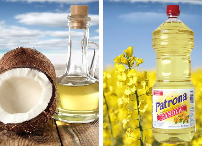 Cocinar con aceite de coco es malo