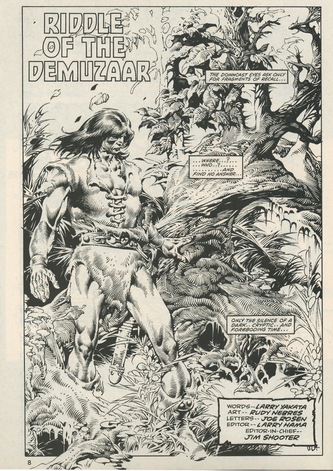 Read online The Savage Sword Of Conan comic -  Issue #114 - 8