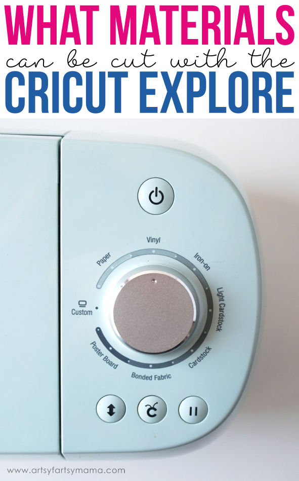 Find out what materials you can cut with the Cricut Explore machine!