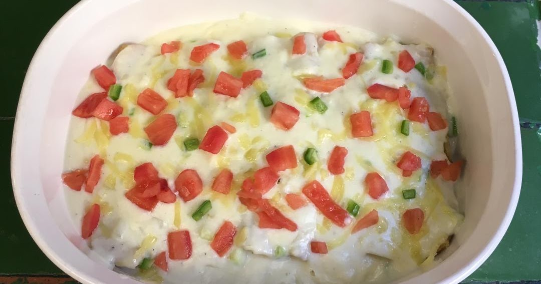 Mis recetas y demás ENCHILADAS BLANCAS