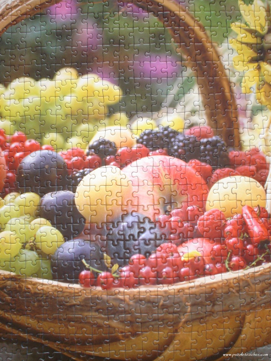KS Games ''Fruits and Sunflowers'' 1000 Parça Puzzle Teacher