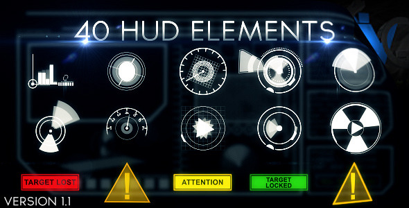 VideoHive Hud Elements 40