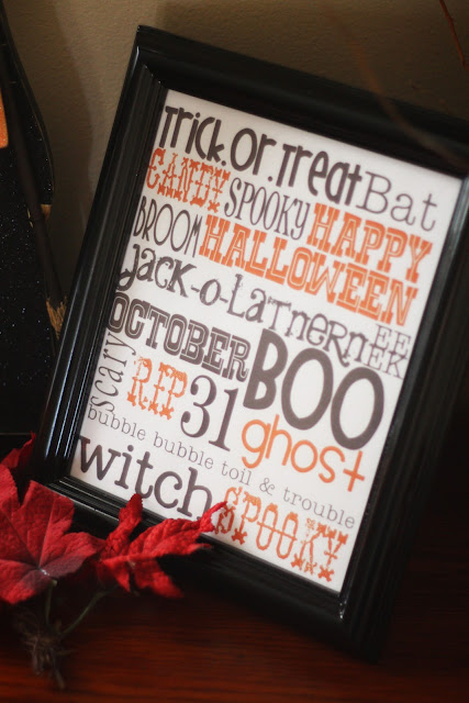 Lovely Little Snippets: Happy October! {Free Halloween Printable}
