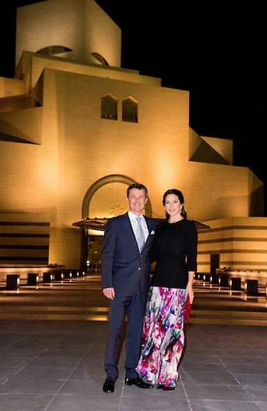 Crown Princess Mary and Crown Prince Frederik of Denmark visited the Doha Museum of Islamic Arts which opened in 2008 in Qatar