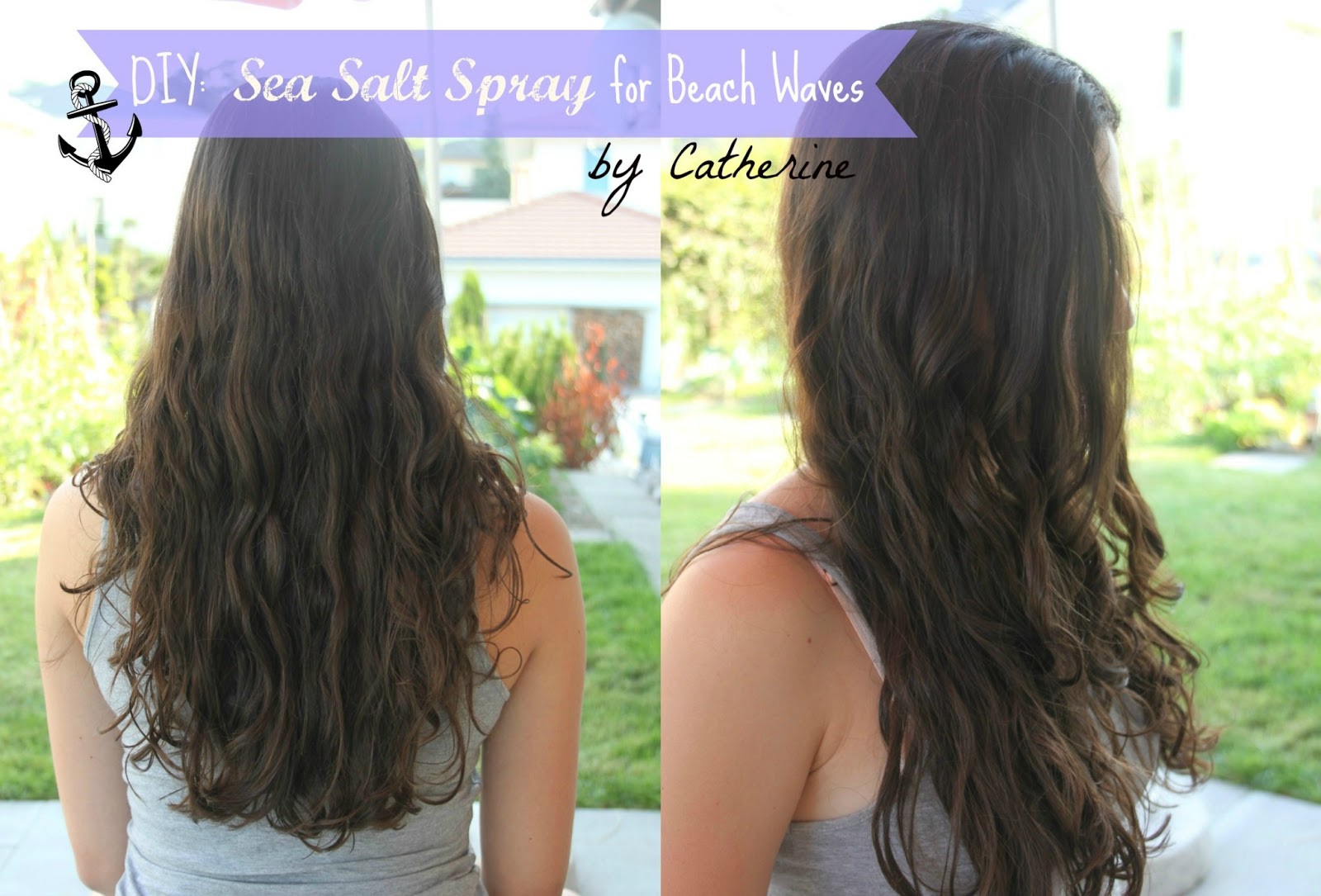 Catarina's Little Space DIY Sea Salt Spray for Beach Waves