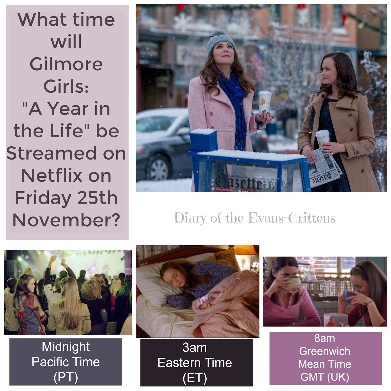 , Gilmore Girls- A Year in The Life:  The Countdown Begins