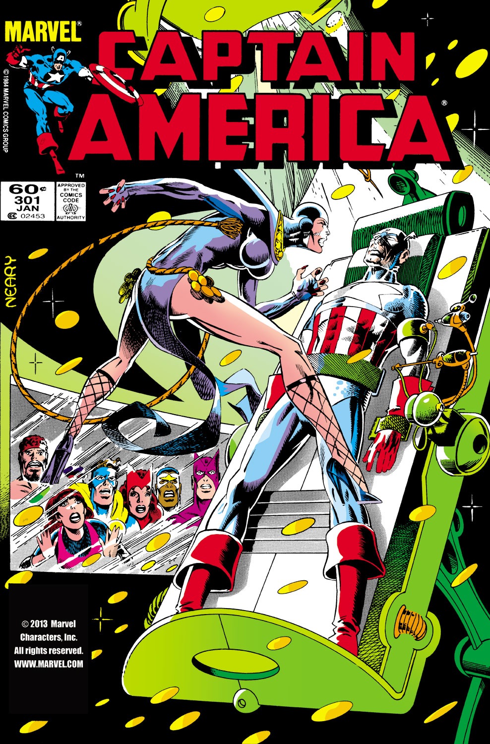 Read online Captain America (1968) comic -  Issue #301 - 1