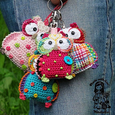 crochet owl pattern, Magic with hook and needles, Vendulka