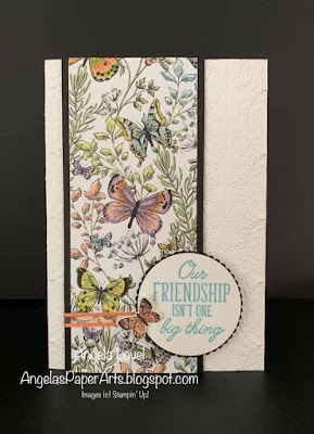 Stampin' Up! Botanical Butterfly card by Angela Lovel, AngelasPaperArts