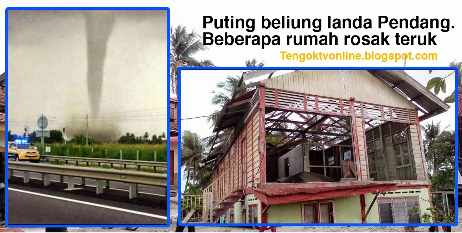13 Gambar kesan Puting Beliung landa Pendang Kedah - Glepor