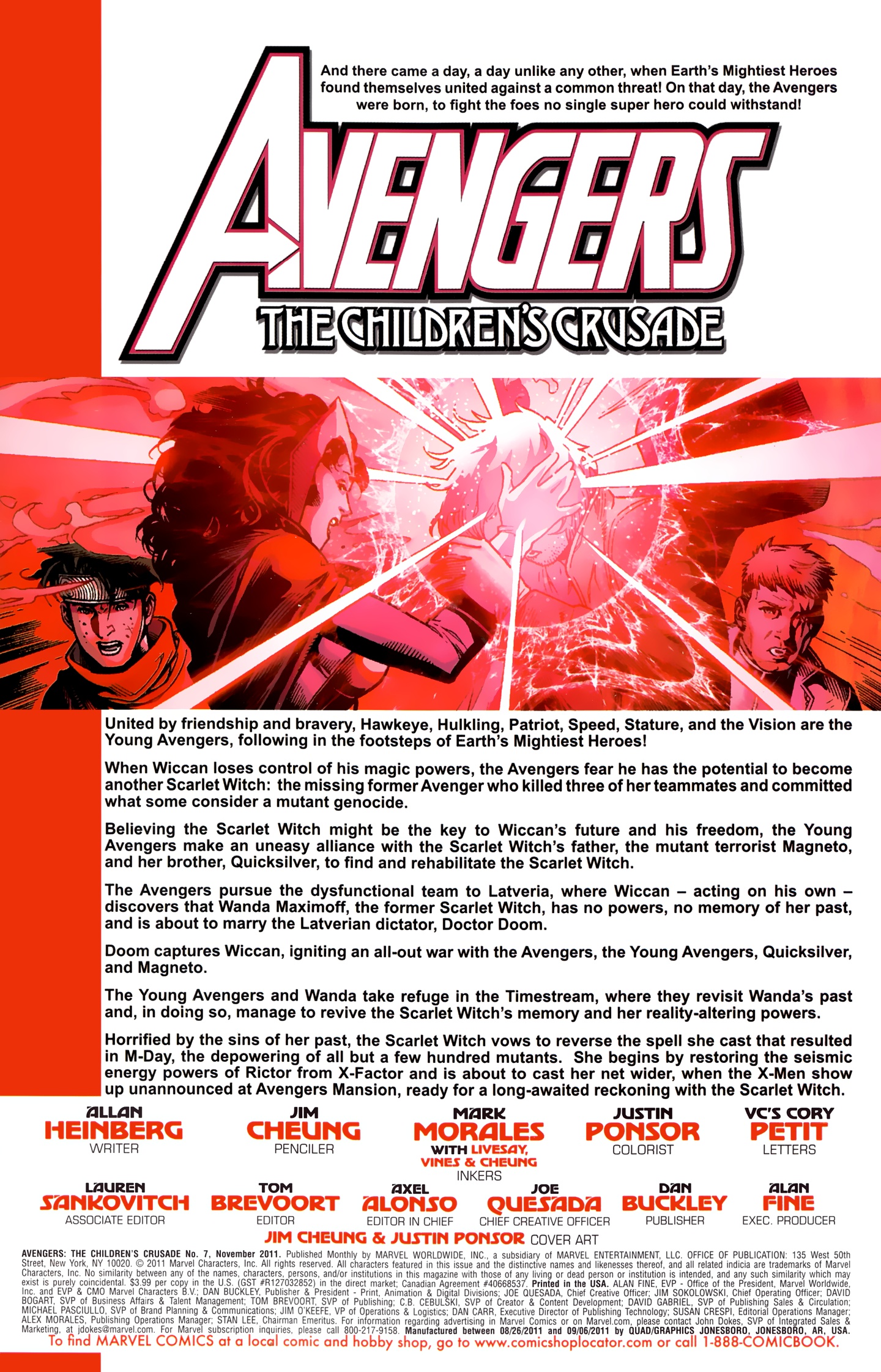Read online Avengers: The Children's Crusade comic -  Issue #7 - 2
