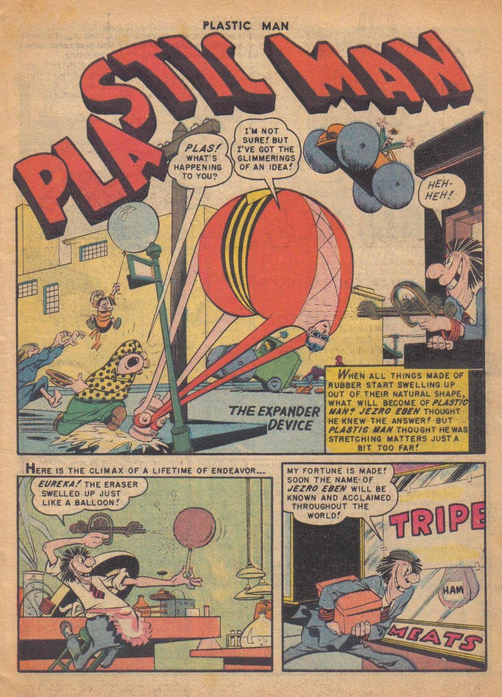 Read online Plastic Man (1943) comic -  Issue #64 - 3