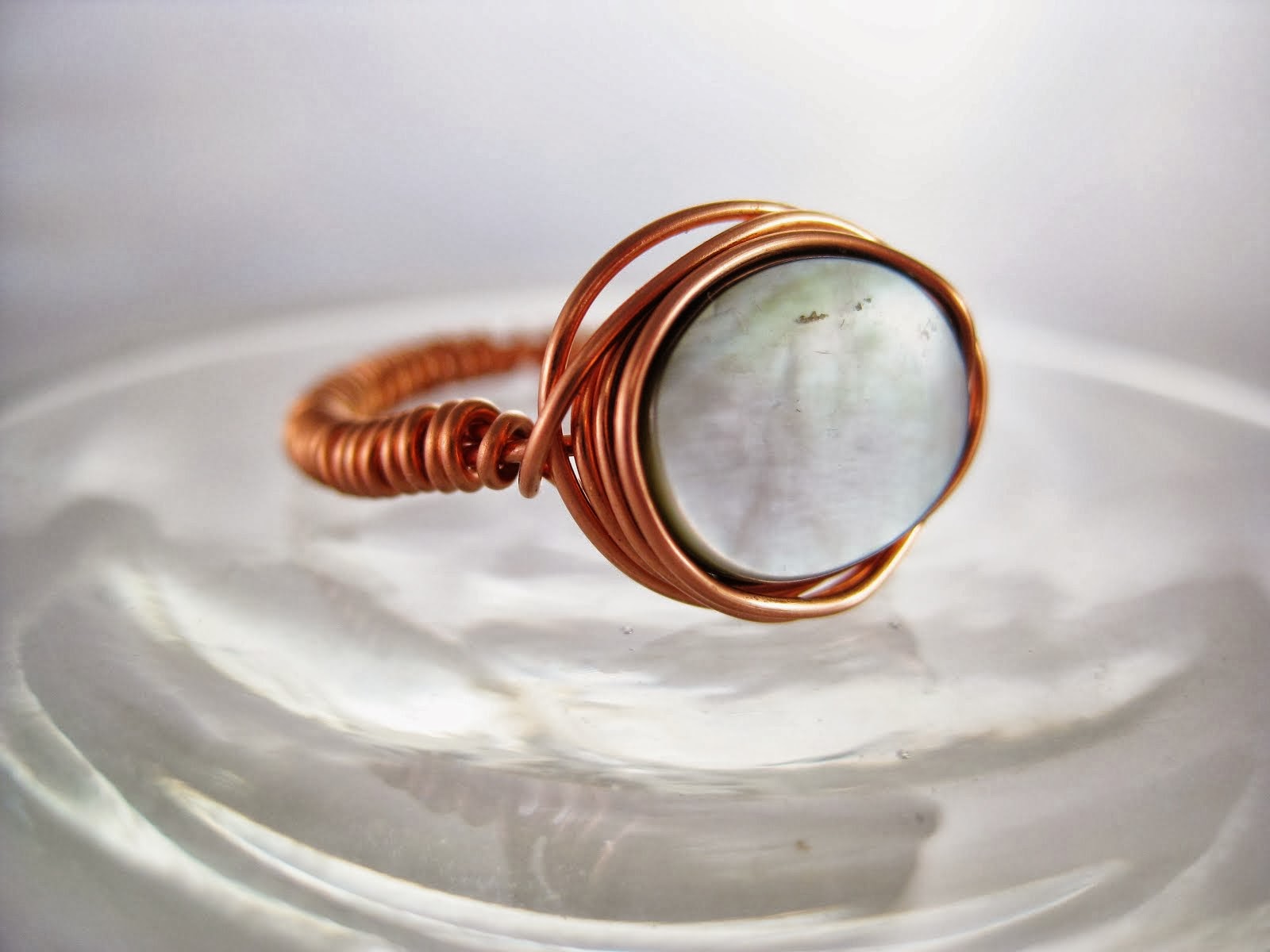 Shell Copper Ring