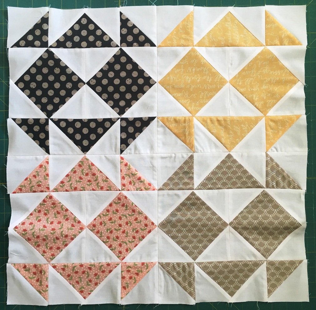 Happy Quilting Clementine Quilt Along Coconut Cross