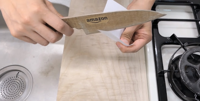 Cómo hacer un cuchillo de cartón afilado