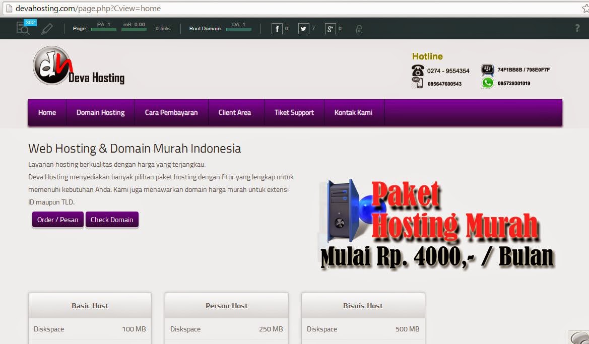 hosting murah indonesia