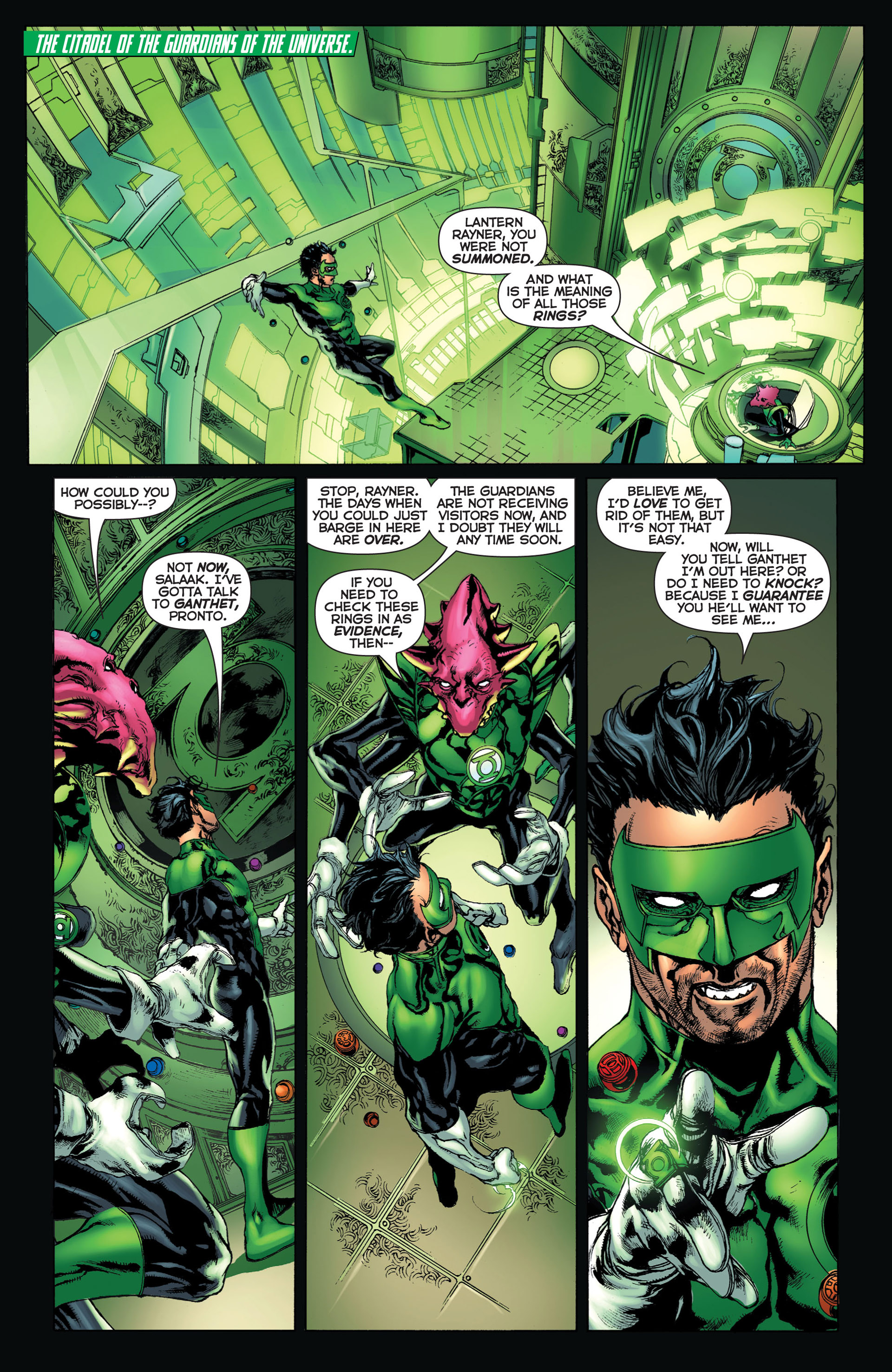 Read online Green Lantern: New Guardians comic -  Issue #2 - 16