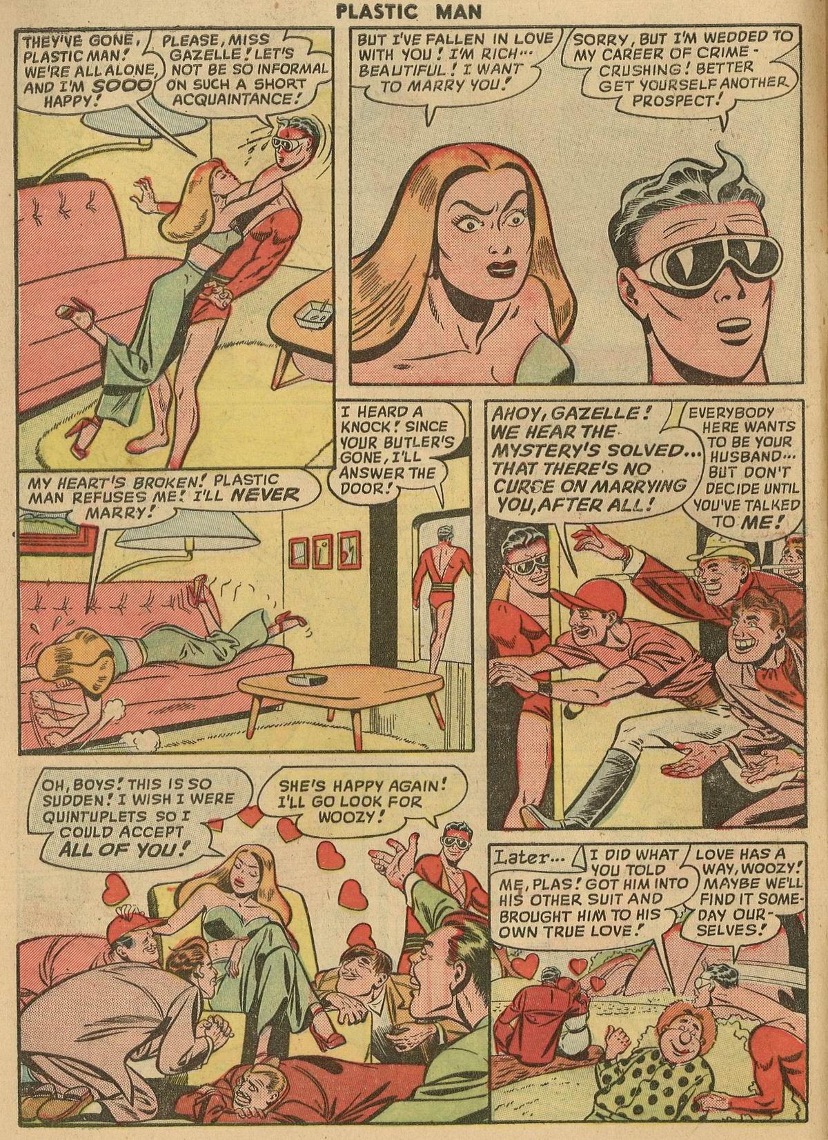 Read online Plastic Man (1943) comic -  Issue #16 - 15