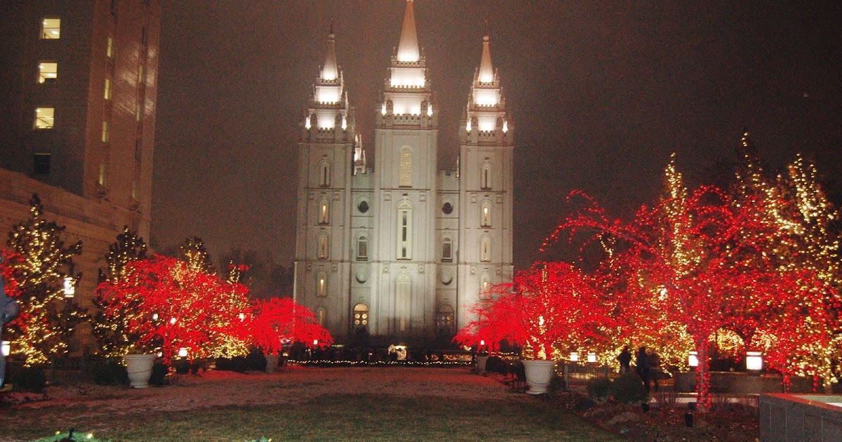 Salt Lake Temple Lights