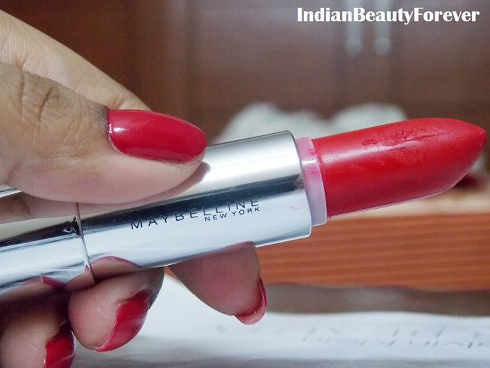 Maybelline colorsensational Bold matte Lipstick Mat 5 review Swatches