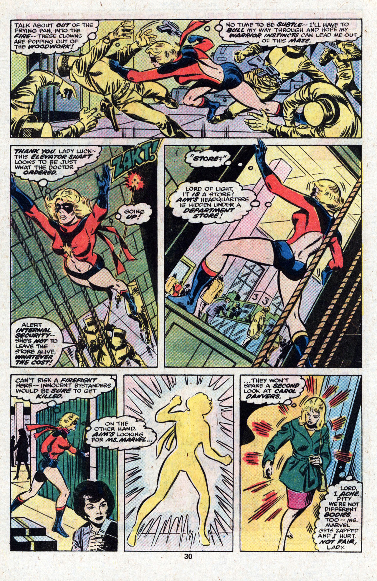 Read online Ms. Marvel (1977) comic -  Issue #7 - 32